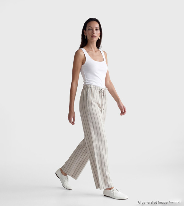 LC Waikiki  Pants & Leggings - Beige Casual Pants