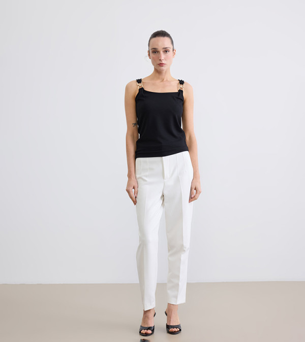 اٍل سي واي كيكي  توبات بلا أكمام  - أسود Sleeveless Tops