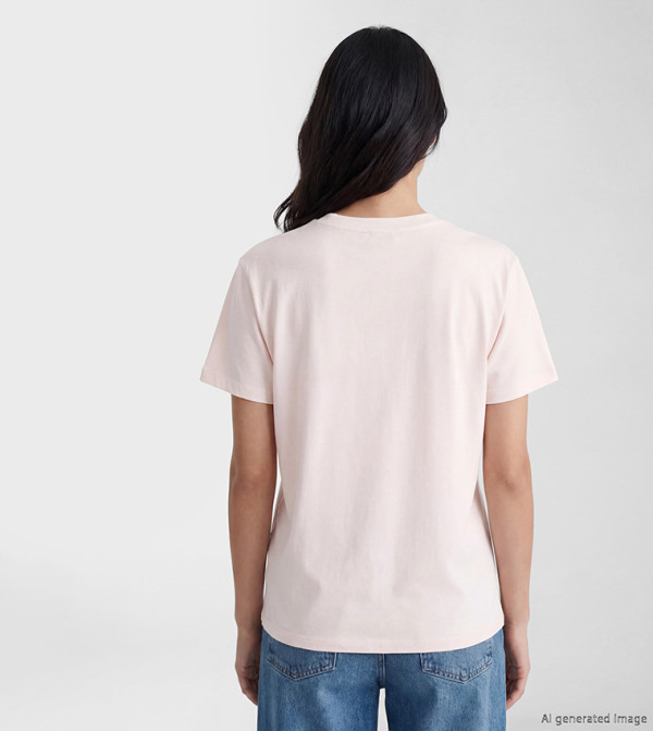 اٍل سي واي كيكي  تيشيرتات  كم قصير  - أوف وايت  Short Sleeve T-Shirts