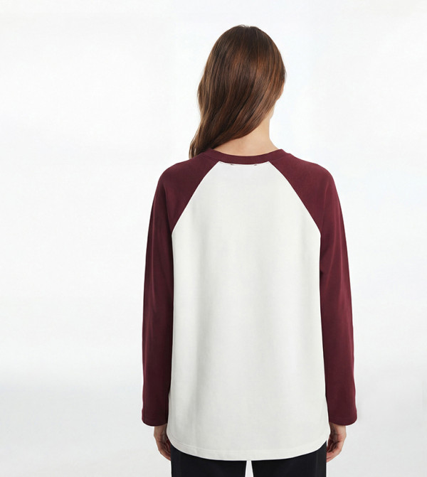 LC Waikiki  Long Sleeve T-Shirts - Cream Long Sleeve T-Shirts