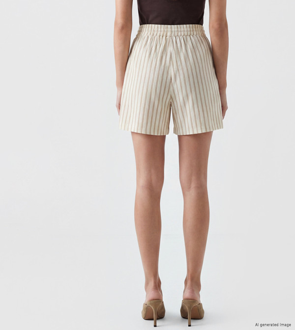 LC Waikiki Shorts - Cream Casual Shorts