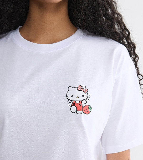اٍل سي واي كيكي  تيشيرتات - أبيض Short Sleeve T-Shirts
