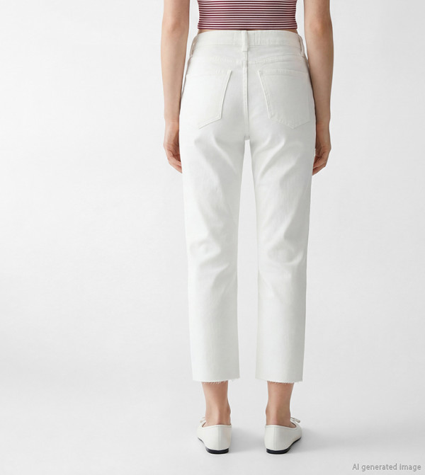 LC Waikiki Bootcut Jeans - White Bootcut Jeans