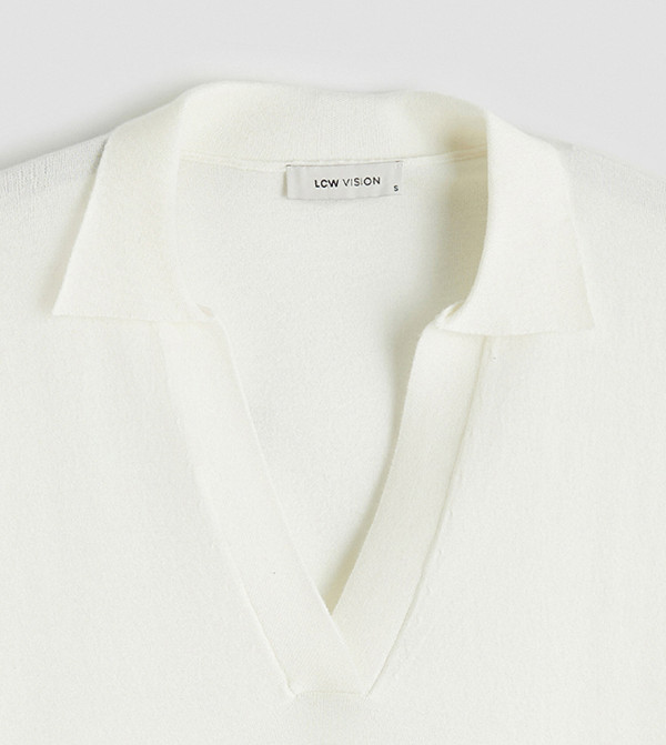 LC Waikiki  Polo T-Shirts - Off White Polo T-shirts