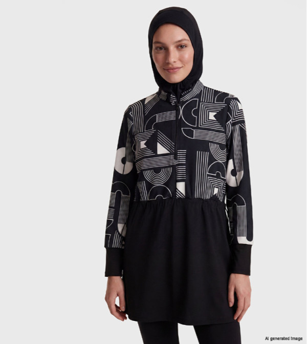LC Waikiki  Swimwear - BLACK Hijab Swimsuit