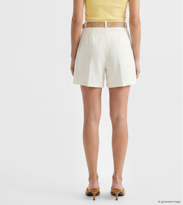 LC Waikiki  Shorts - Off White Casual Shorts