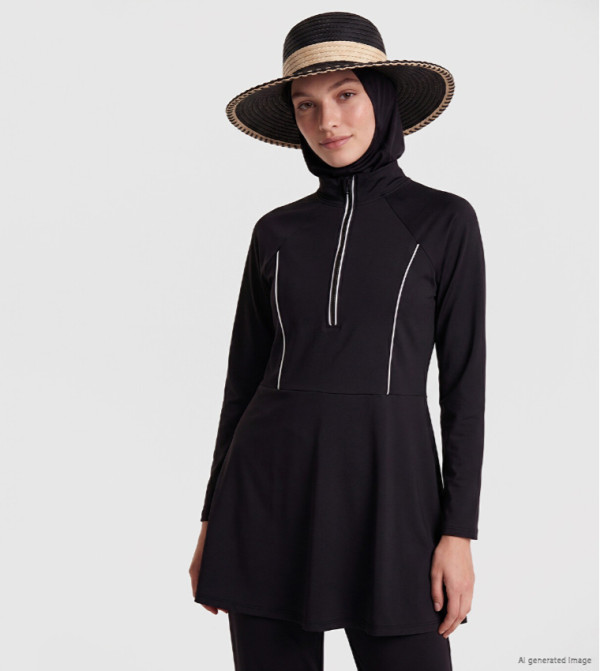 LC Waikiki  Swimwear - BLACK Hijab Swimsuit