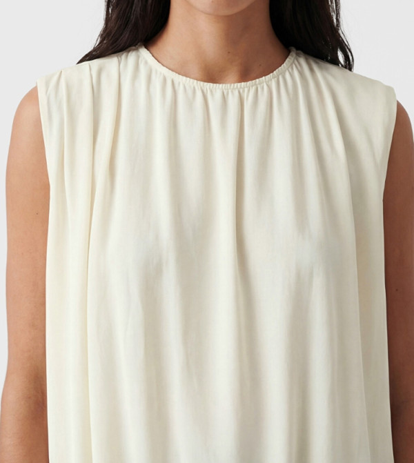 اٍل سي واي كيكي  توبات بلا أكمام  - بيج Sleeveless Tops
