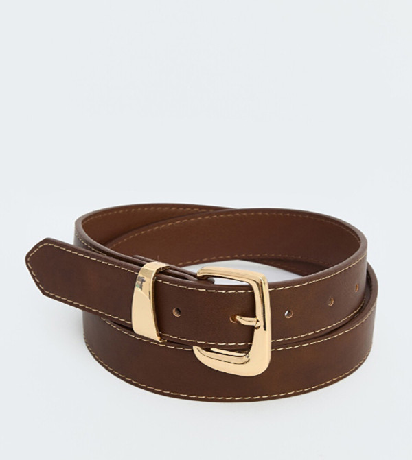 اٍل سي واي كيكي  أحزمة - بني  Non Leather Belts