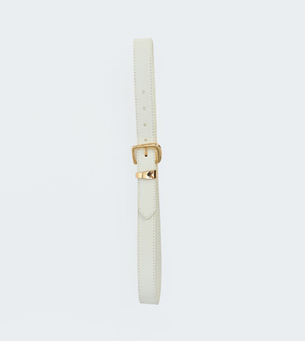 اٍل سي واي كيكي  أحزمة - أبيض Non Leather Belts