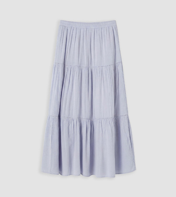 اٍل سي واي كيكي  تنانير طويلة - أرجواني Maxi Skirts
