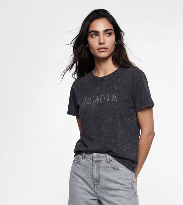 اٍل سي واي كيكي  تيشيرتات - رمادي Short Sleeve T-Shirts