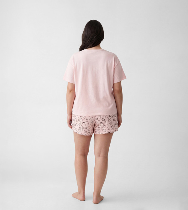 اٍل سي واي كيكي  أطقم بيجاما  - وردي Pyjama Set