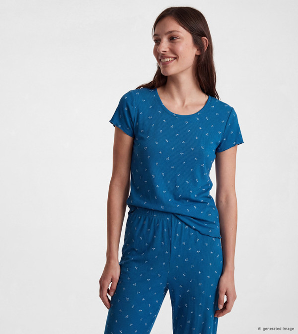 LC Waikiki  Pyjama Set - Dark Blue Pyjama Set