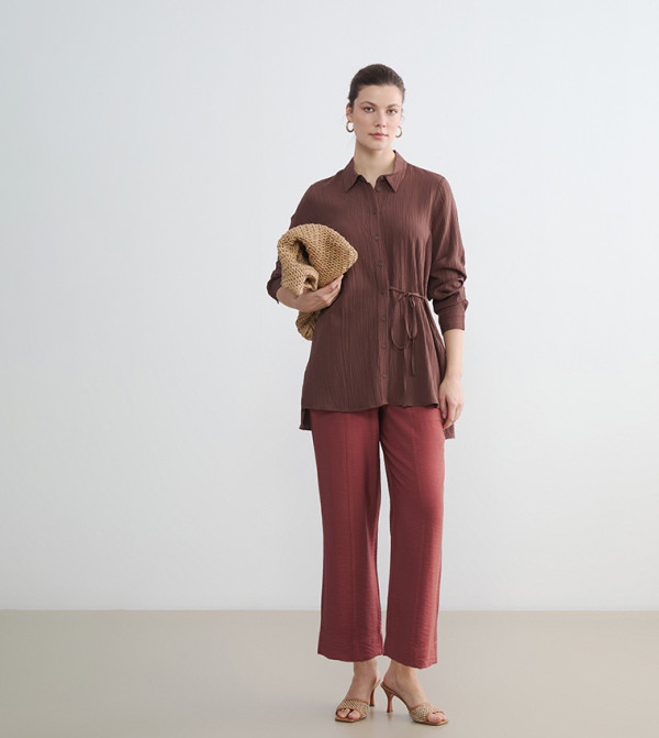 LC Waikiki  Tunics - Brown Sleeveless Tops
