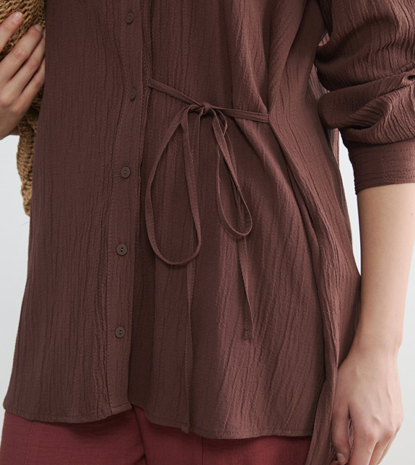 LC Waikiki  Tunics - Brown Sleeveless Tops