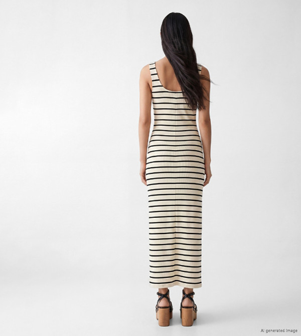 اٍل سي واي كيكي  فساتين ماكسي  - كريمي  Maxi Dresses