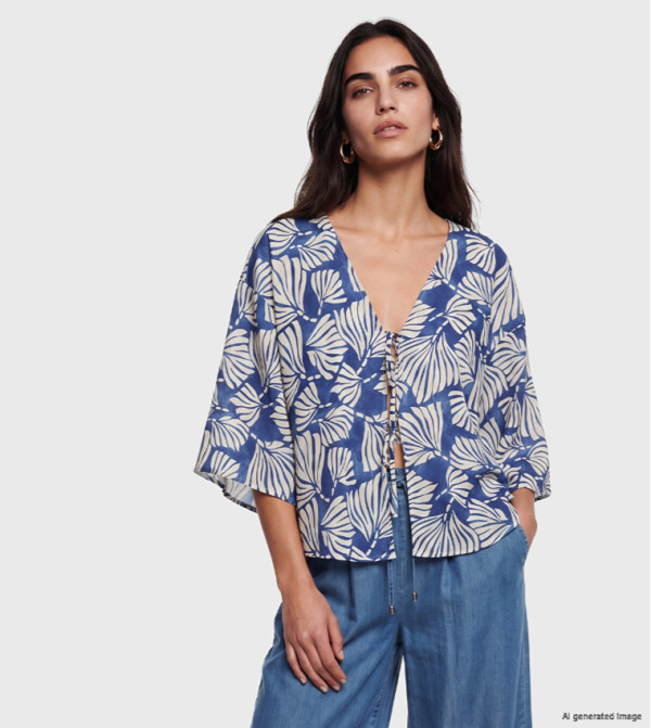 LC Waikiki  Kimonos - Blue Kimonos