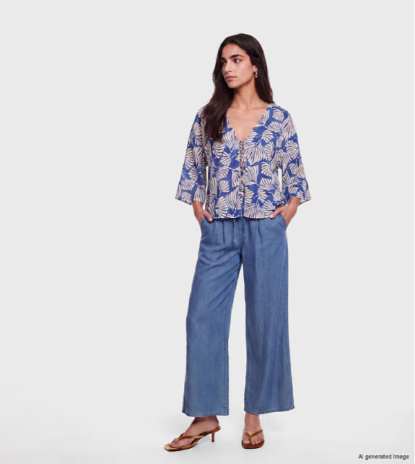 LC Waikiki  Kimonos - Blue Kimonos