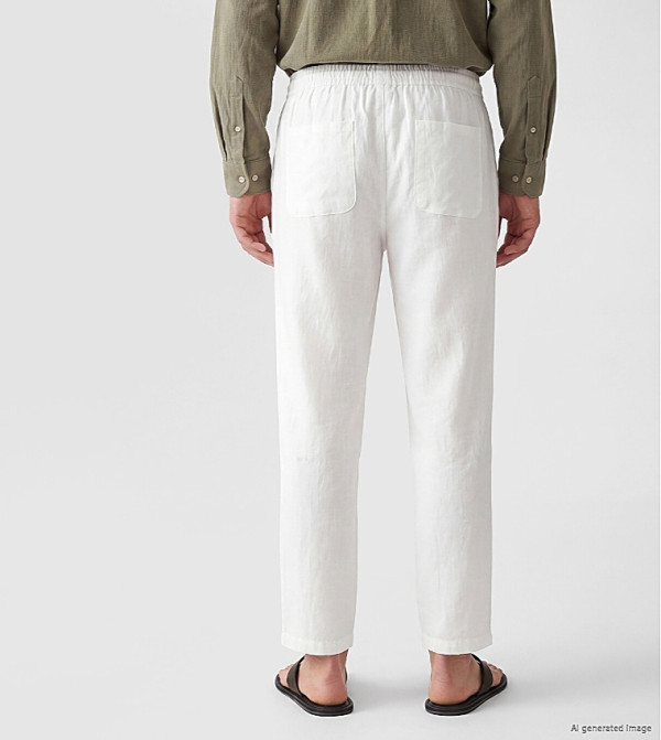 LC Waikiki  Casual Pants - White Casual Pants