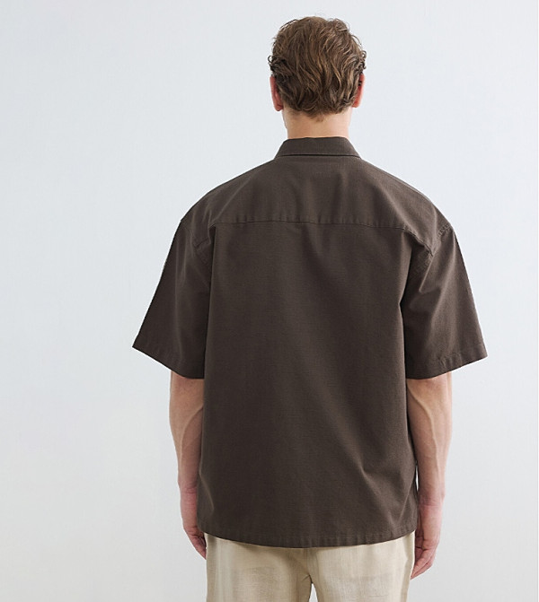 LC Waikiki  Short Sleeves - Brown Short Sleeves