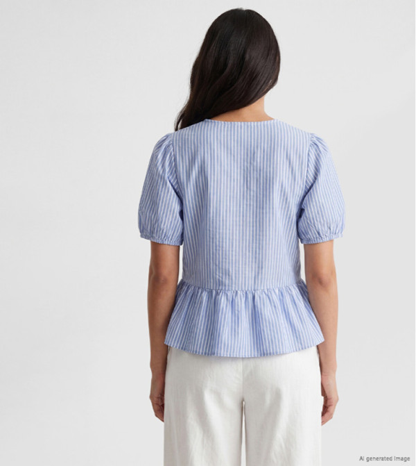 LC Waikiki  Casual Tops - Blue Casual Tops