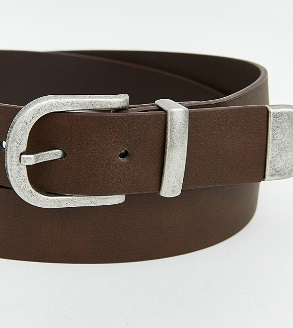 LC Waikiki  Non Leather Belts - Brown Non Leather Belts