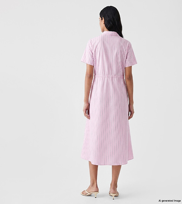LC Waikiki  Shirt & T-Shirt Dresses - Pink Shirt & T-Shirt Dresses