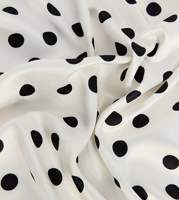 LC Waikiki Silk Scarves - Off White Silk Scarves