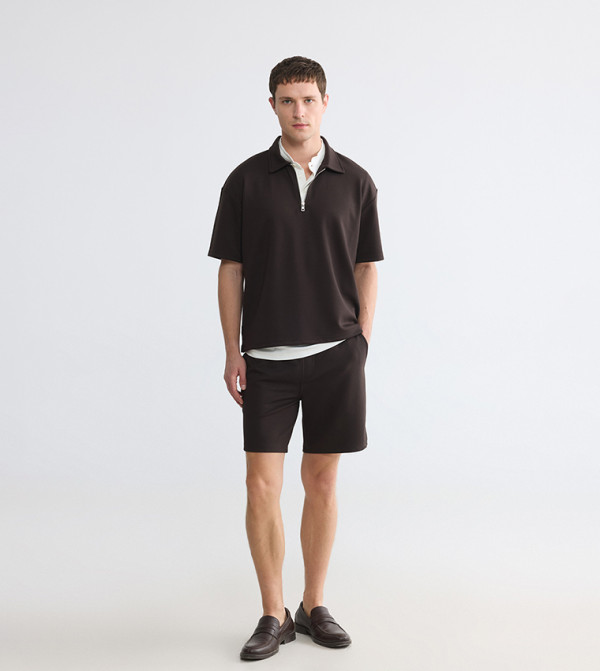 LC Waikiki  Clothing - Dark Brown Casual Shorts