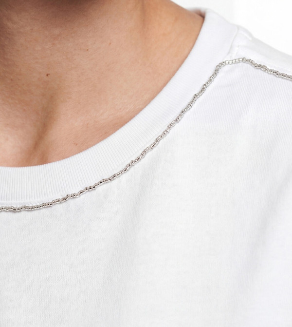 اٍل سي واي كيكي  تيشيرتات  كم قصير  - أبيض Short Sleeve T-Shirts