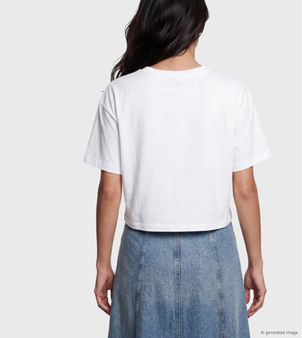 اٍل سي واي كيكي  تيشيرتات  كم قصير  - أبيض Short Sleeve T-Shirts