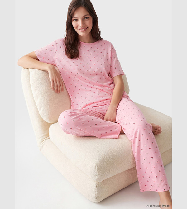 LC Waikiki  Pyjama Set - Pink Pyjama Set