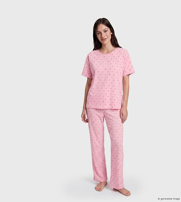 LC Waikiki  Pyjama Set - Pink Pyjama Set