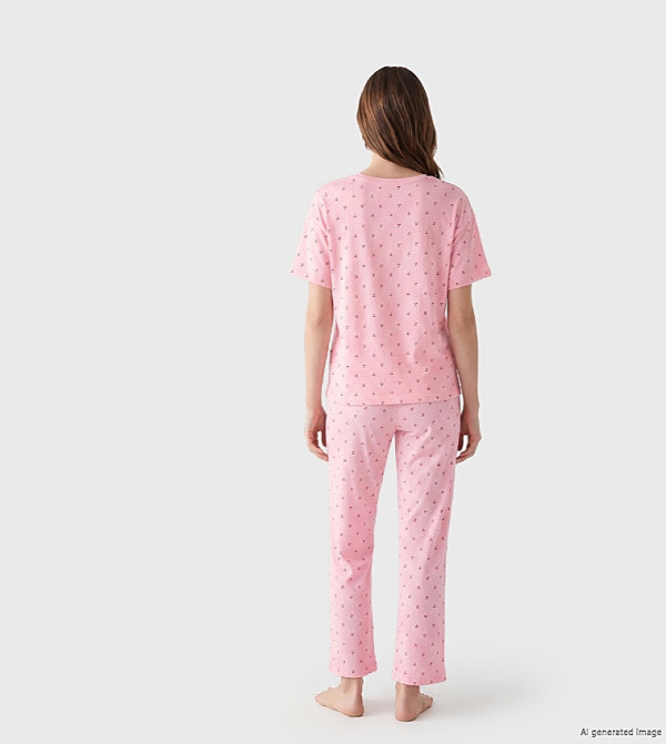 LC Waikiki  Pyjama Set - Pink Pyjama Set