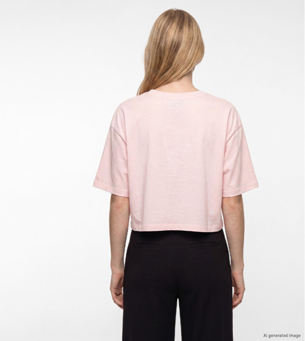 اٍل سي واي كيكي  تيشيرتات - وردي Short Sleeve T-Shirts