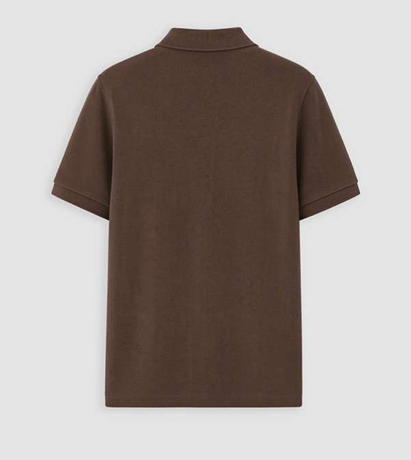 LC Waikiki  Topwear - Brown T-Shirts