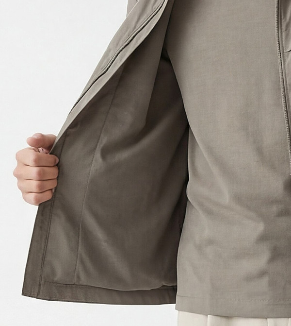 LC Waikiki  Casual Jackets - Khaki Casual Jackets