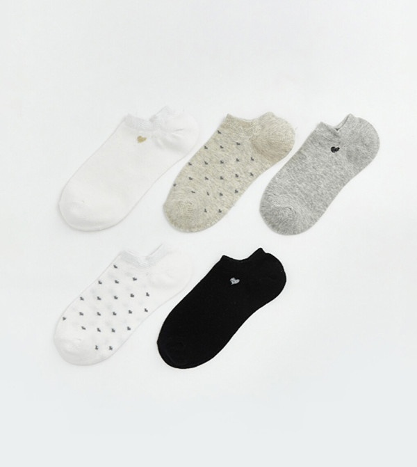 اٍل سي واي كيكي  جوارب للكاحل  - متعدد Ankle Length Socks