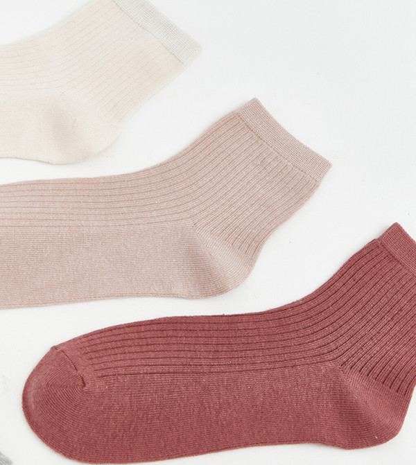 اٍل سي واي كيكي  جوارب للكاحل  - متعدد Ankle Length Socks