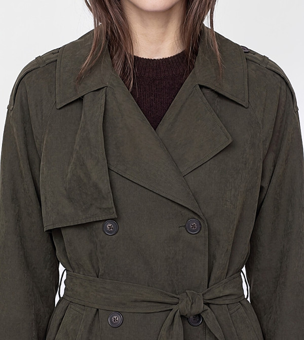 LC Waikiki  Overcoats - Khaki Overcoats