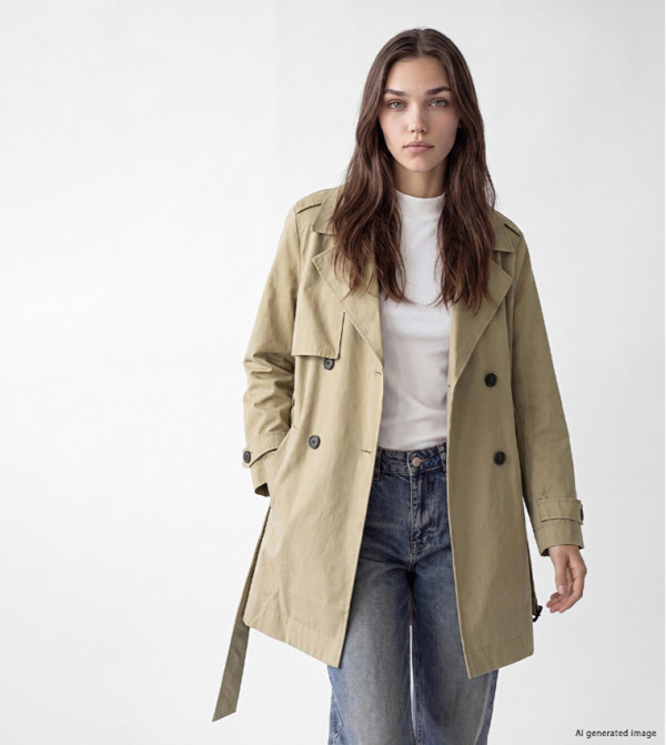 LC Waikiki  Jackets & Coats - Beige Overcoats