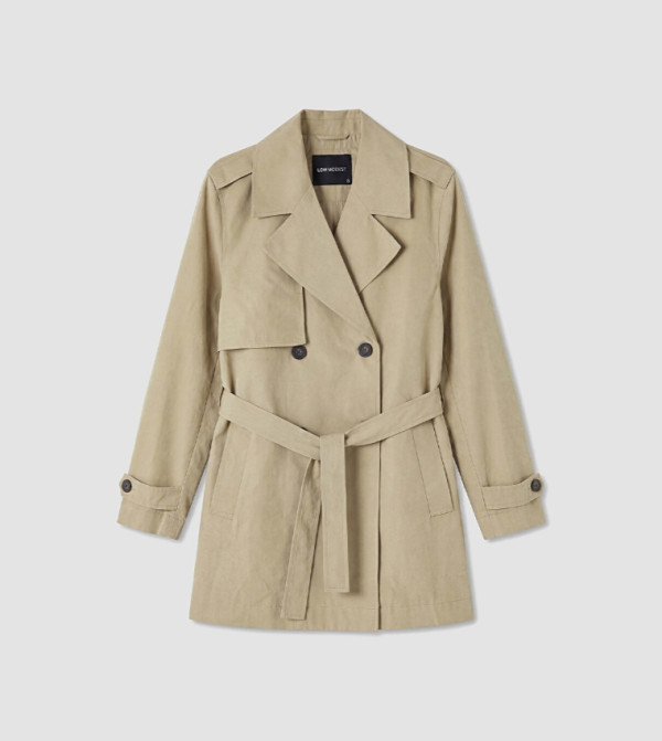 LC Waikiki  Jackets & Coats - Beige Overcoats