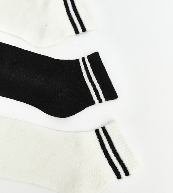اٍل سي واي كيكي  جوارب للكاحل  - كريمي  Ankle Length Socks
