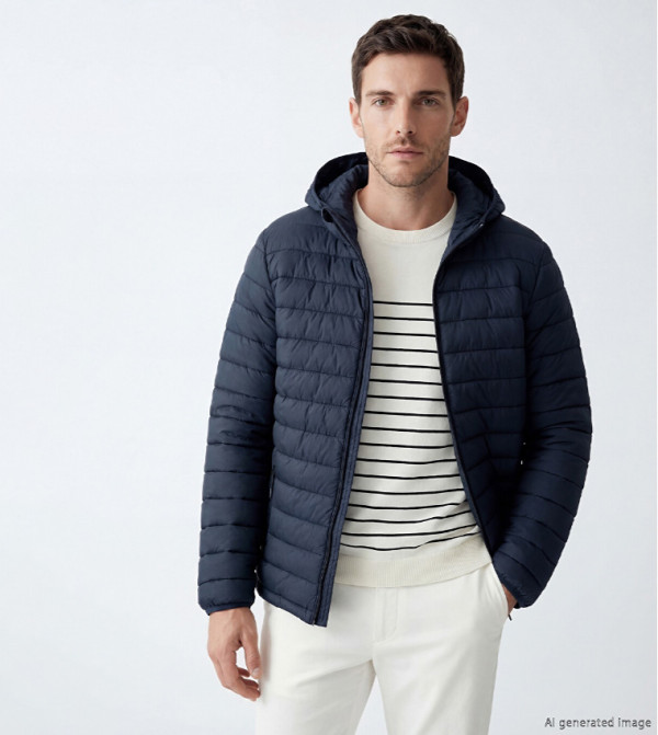 LC Waikiki Puffer Jackets - Navy Puffer Jackets