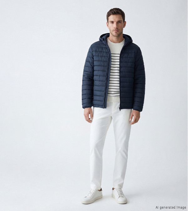 LC Waikiki Puffer Jackets - Navy Puffer Jackets