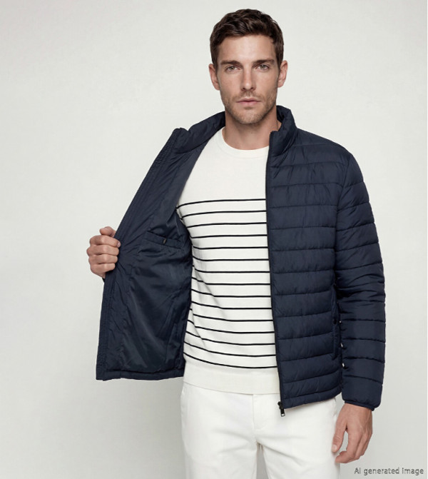 LC Waikiki Puffer Jackets - Navy Puffer Jackets