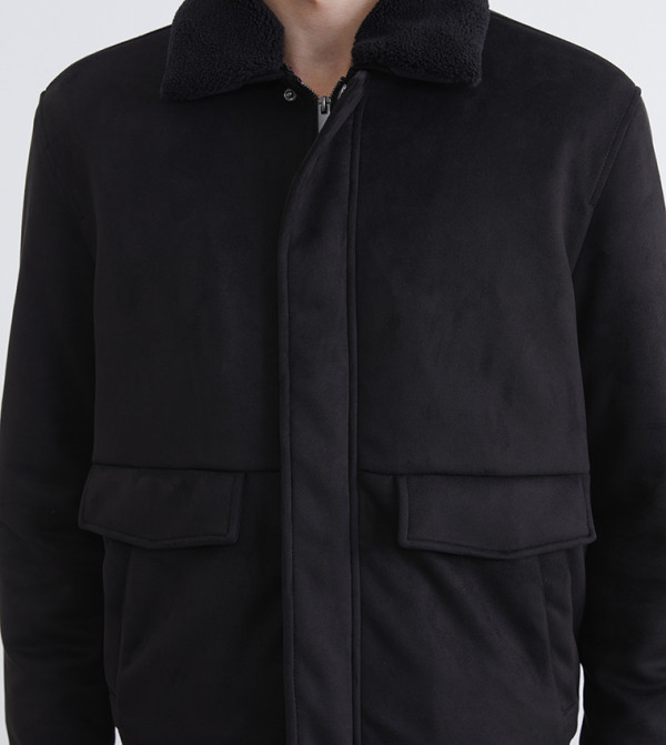 LC Waikiki  wild-touches - BLACK Casual Jackets