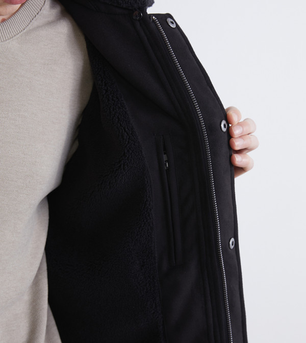 LC Waikiki  wild-touches - BLACK Casual Jackets