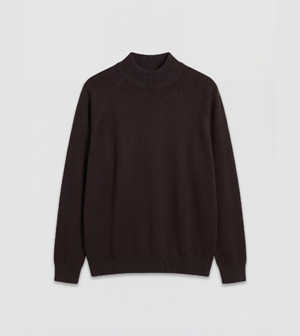 اٍل سي واي كيكي  سترات بياقة السلحفاة  - بني  Turtle neck Sweaters